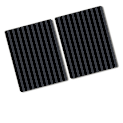 Chopping board Black and gray stripes