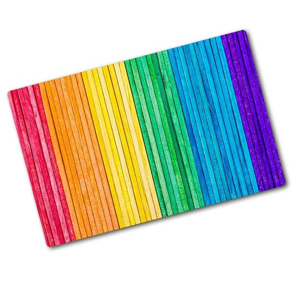 Chopping board Colorful stripes