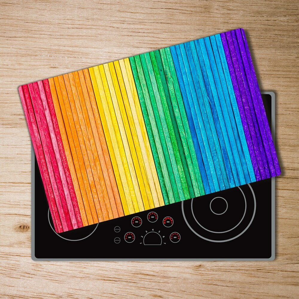 Chopping board Colorful stripes