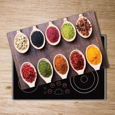 Chopping board Colorful spices