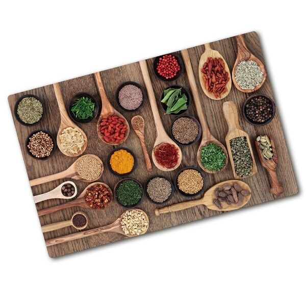 Chopping board Spices and herbs