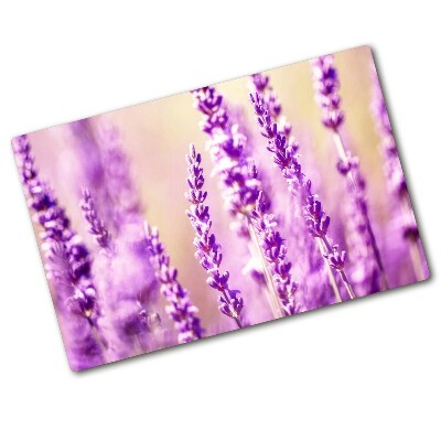 Chopping board glass Lavender