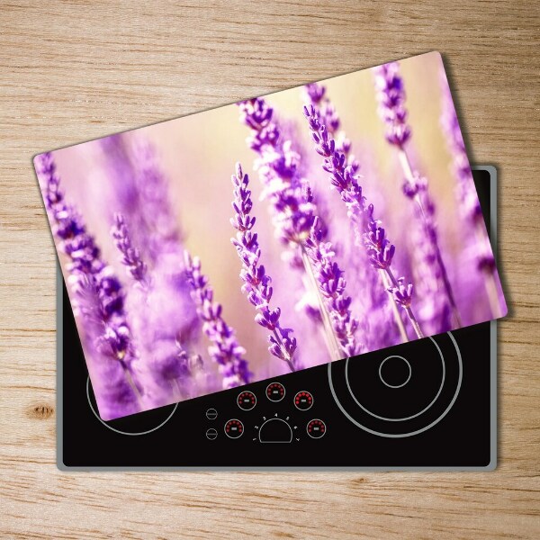 Chopping board glass Lavender