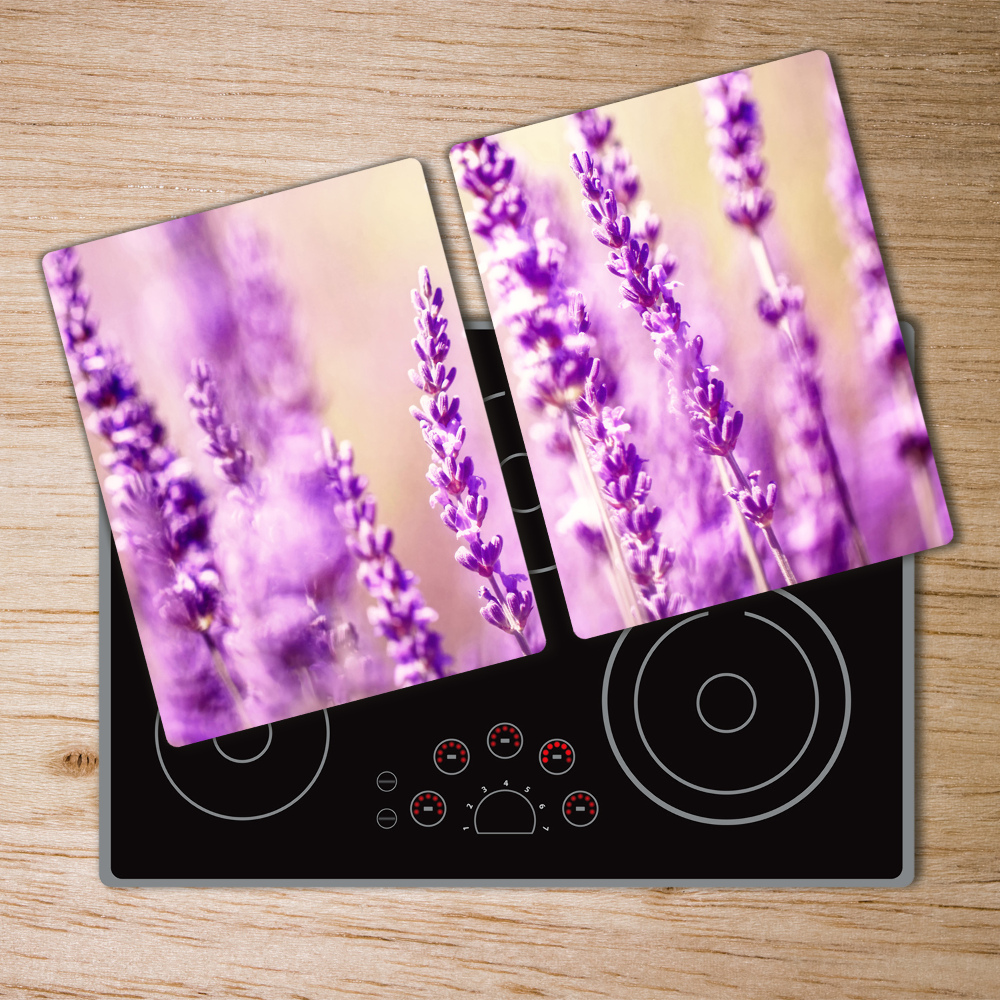 Chopping board glass Lavender