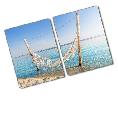 Cutting board Hammock by the sea