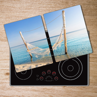 Cutting board Hammock by the sea