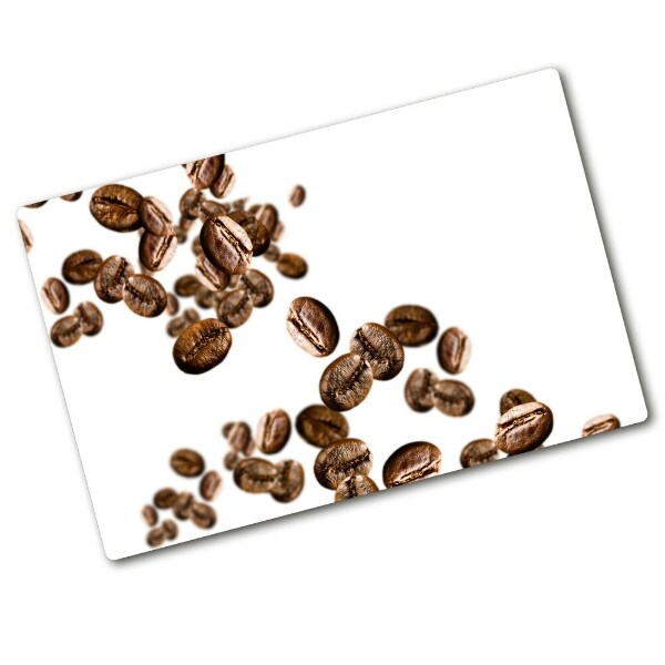 Chopping board glass Coffee beans