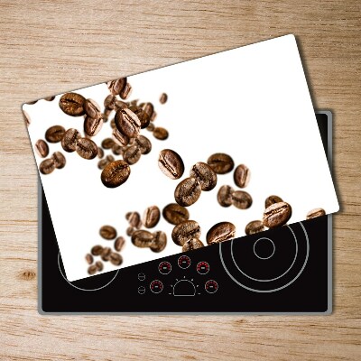 Chopping board glass Coffee beans