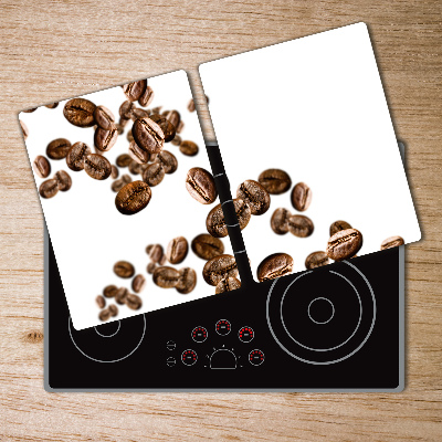 Chopping board glass Coffee beans