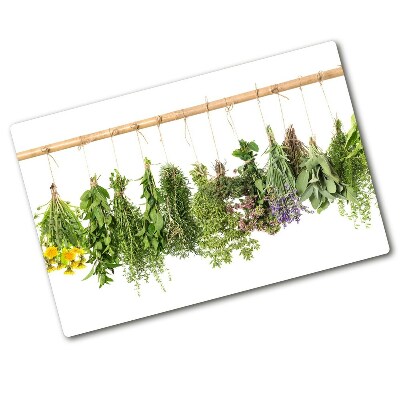 Chopping board Herbs on a string