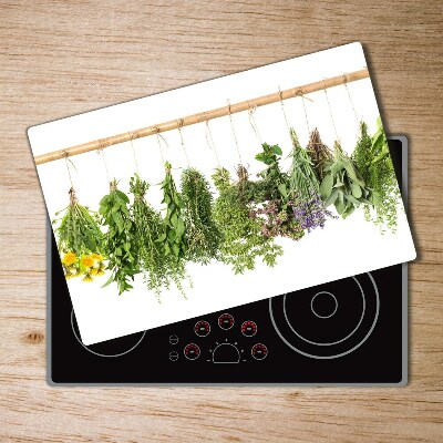 Chopping board Herbs on a string