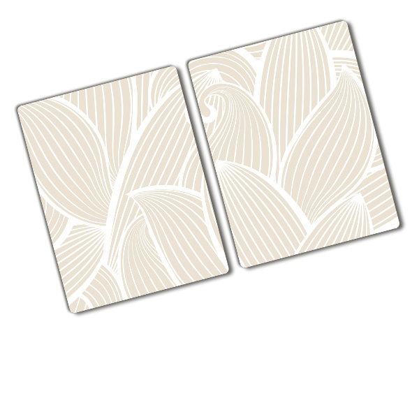 Chopping board glass Pattern leaves