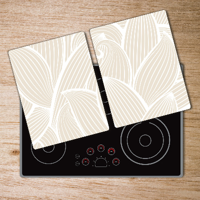 Chopping board glass Pattern leaves