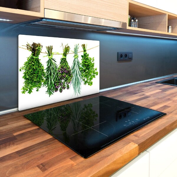 Chopping board Herbs on a string