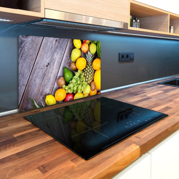 Chopping board Fruit on wood