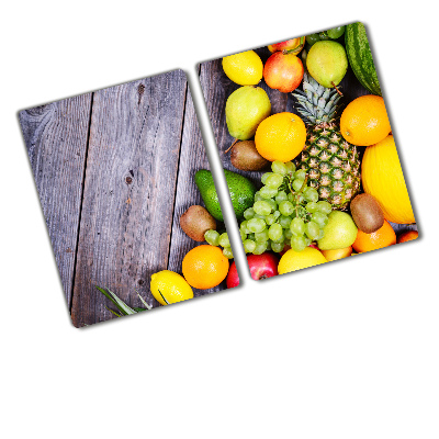 Chopping board Fruit on wood