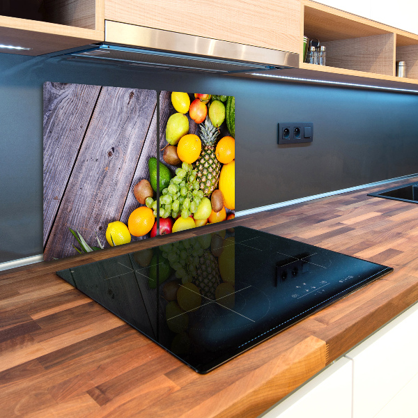 Chopping board Fruit on wood