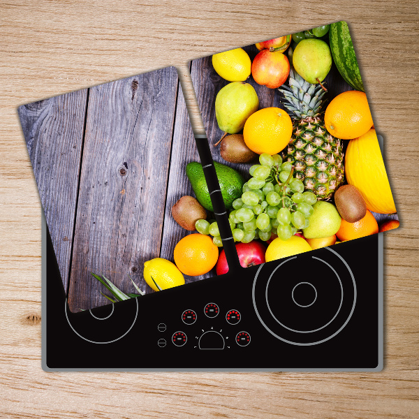 Chopping board Fruit on wood