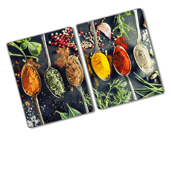 Chopping board Colorful spices