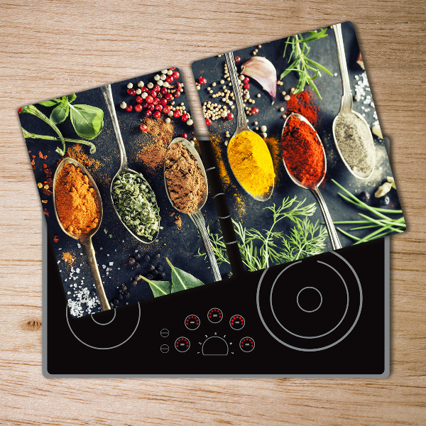 Chopping board Colorful spices