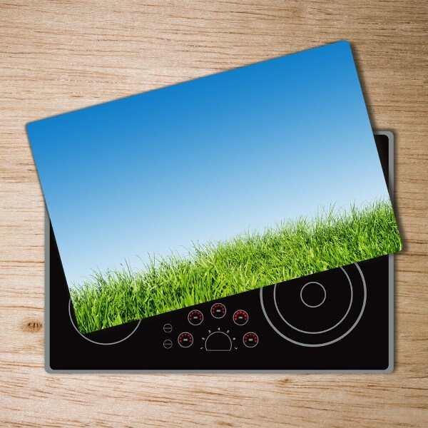 Chopping board glass Grass