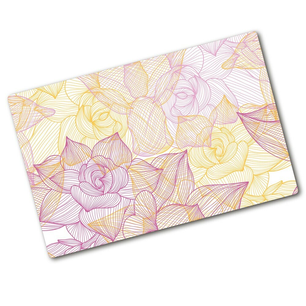 Cutting board Floral pattern