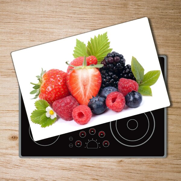 Chopping board glass Forest fruits