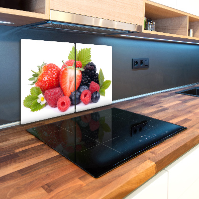 Chopping board glass Forest fruits