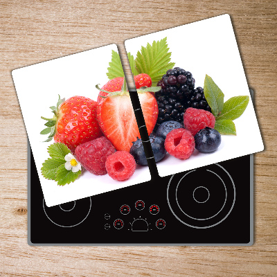 Chopping board glass Forest fruits