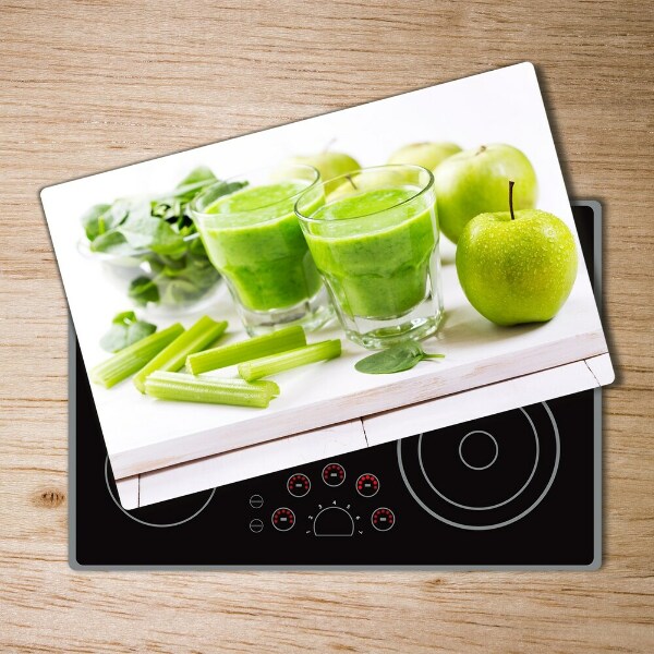 Chopping board glass Green cocktail