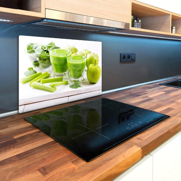 Chopping board glass Green cocktail