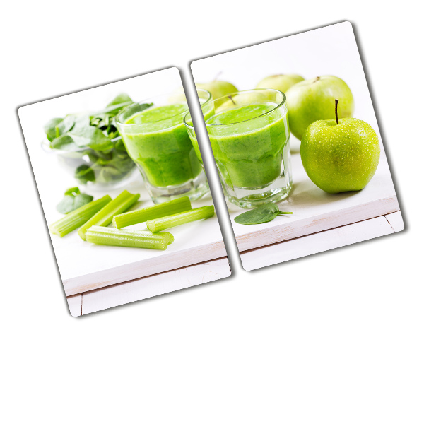 Chopping board glass Green cocktail