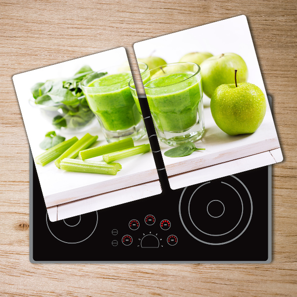 Chopping board glass Green cocktail