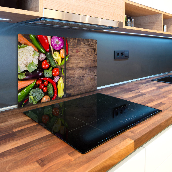 Chopping board glass Vegetables