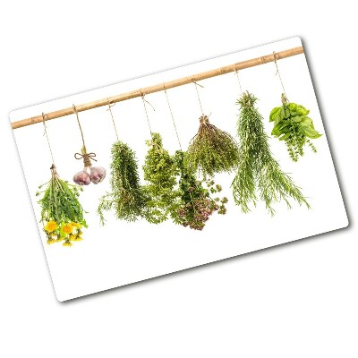 Cutting board Herbs on a string