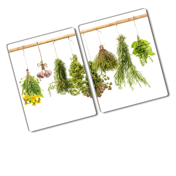 Cutting board Herbs on a string