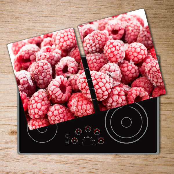 Cutting board Frozen raspberries