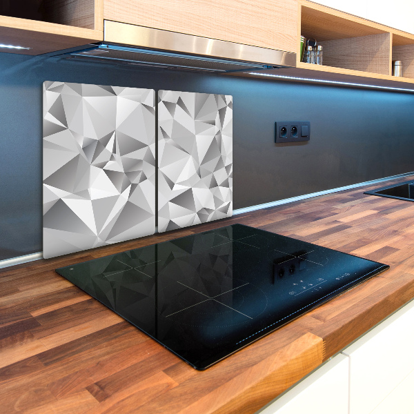 Chopping board glass 3D abstraction