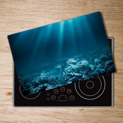 Chopping board glass Underwater world