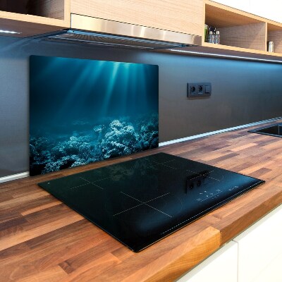 Chopping board glass Underwater world