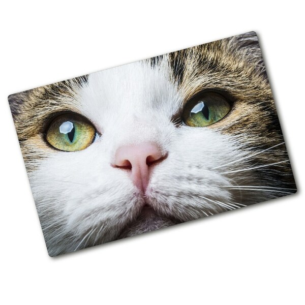 Chopping board Green cat eyes