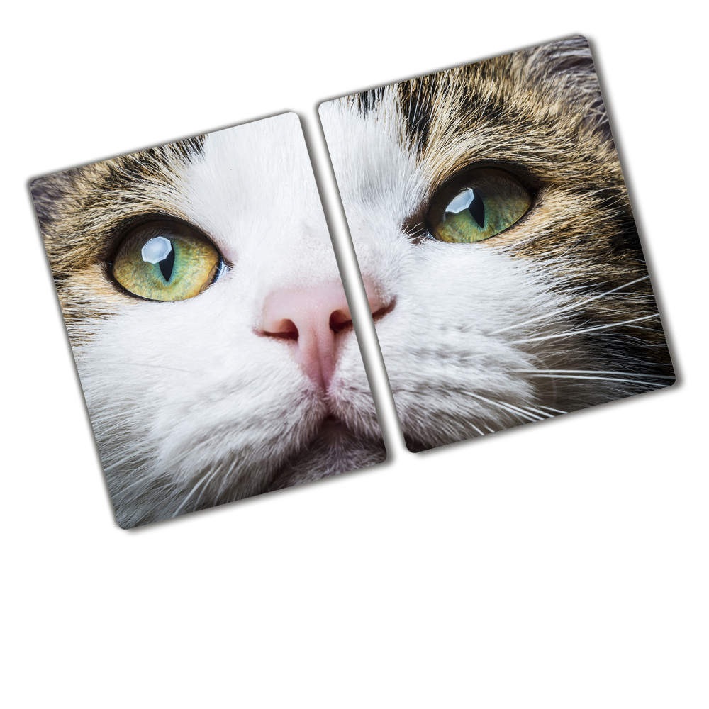 Chopping board Green cat eyes