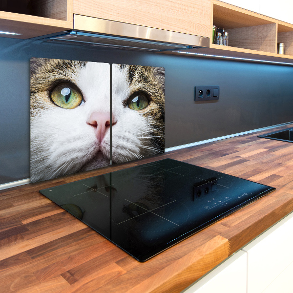 Chopping board Green cat eyes