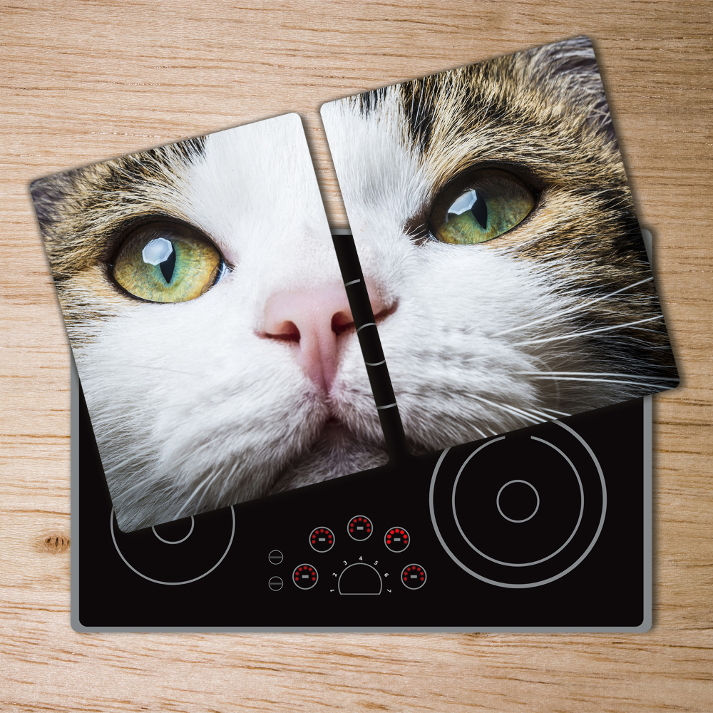 Chopping board Green cat eyes