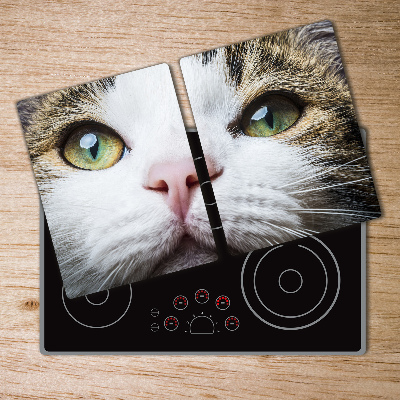 Chopping board Green cat eyes