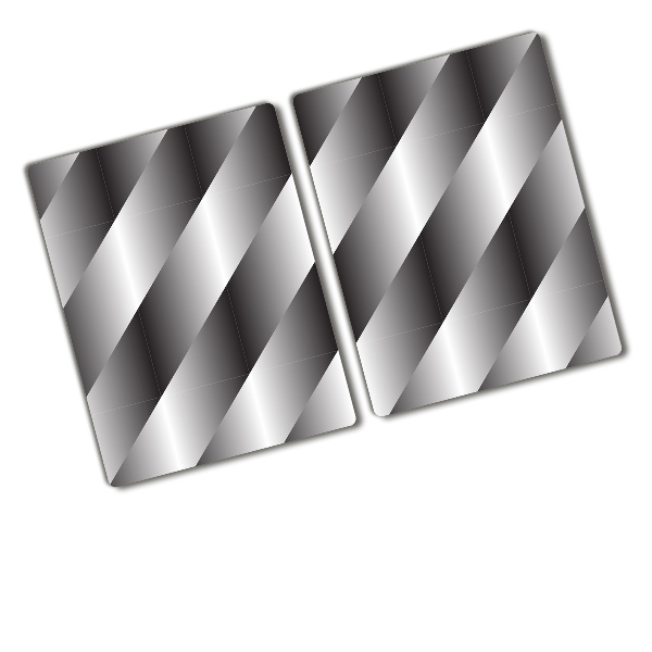 Chopping board glass Abstraction stripes