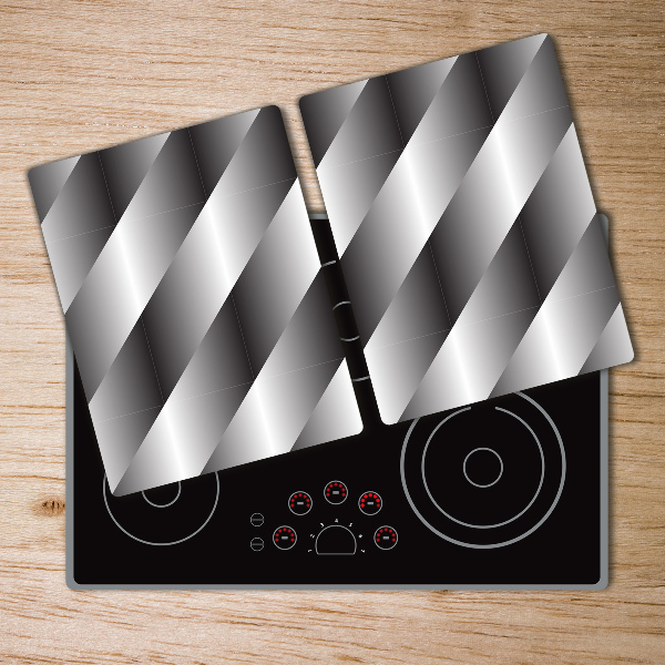 Chopping board glass Abstraction stripes