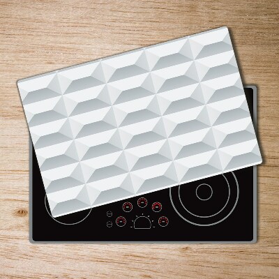 Glass chopping board Geometric background