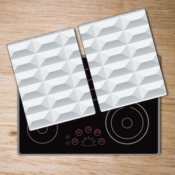 Glass chopping board Geometric background