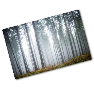 Cutting board Fog in the forest